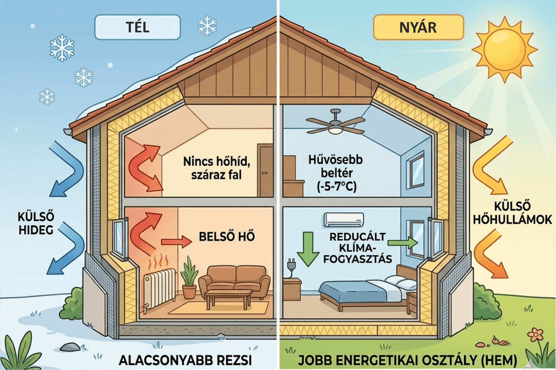 Miért fontos a hőszigetelés?