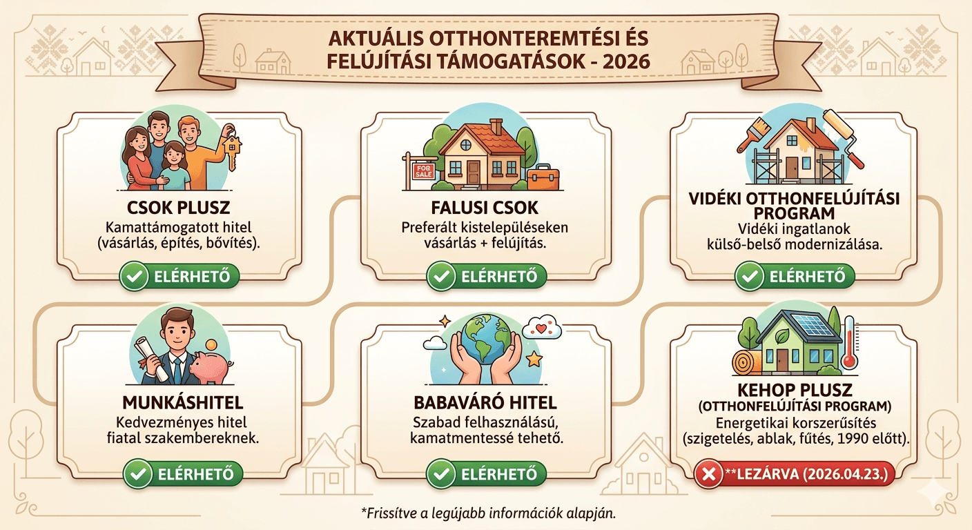 IOtthonteremtési támogatások.